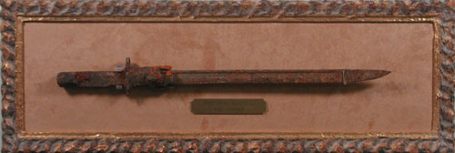 Rusted bayonet